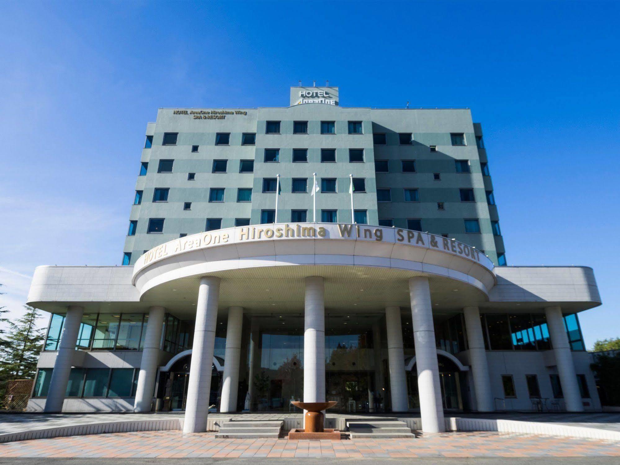 Hotel Areaone Hiroshima Wing Хіґасі-Хіросіма Екстер'єр фото