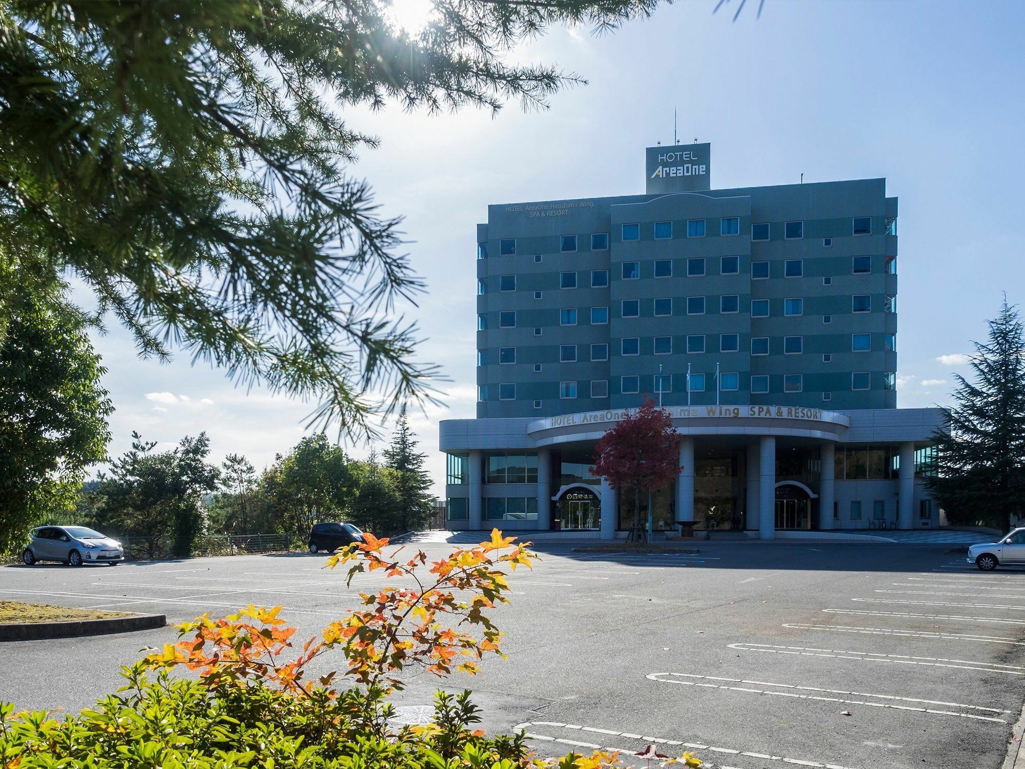 Hotel Areaone Hiroshima Wing Хіґасі-Хіросіма Екстер'єр фото